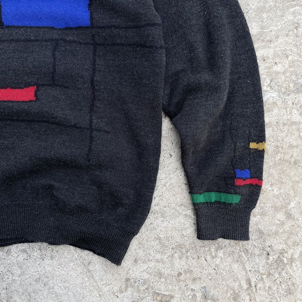 Vintage Vintage Knit Sweater Y2K Abstract Logo Style USA 90s Y2K Size US M / EU 48-50 / 2 - 7 Thumbnail