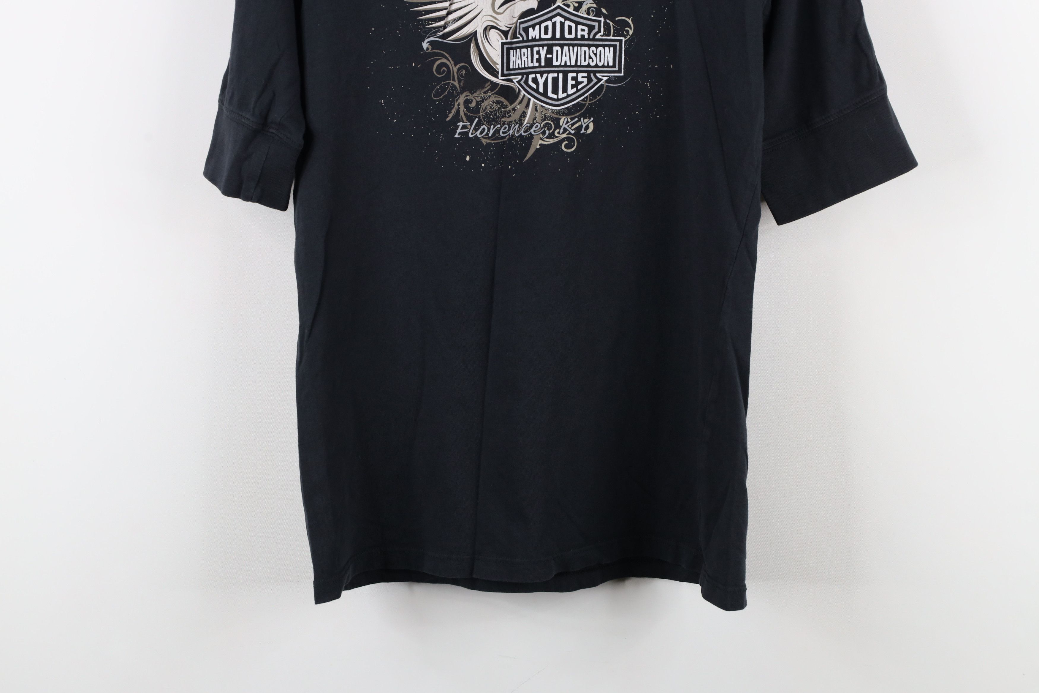 Harley Davidson × Vintage Vintage Y2K Harley Davidson Crown Wings 3/4 Sleeve T-Shirt Size M / US 6-8 / IT 42-44 - 14 Thumbnail