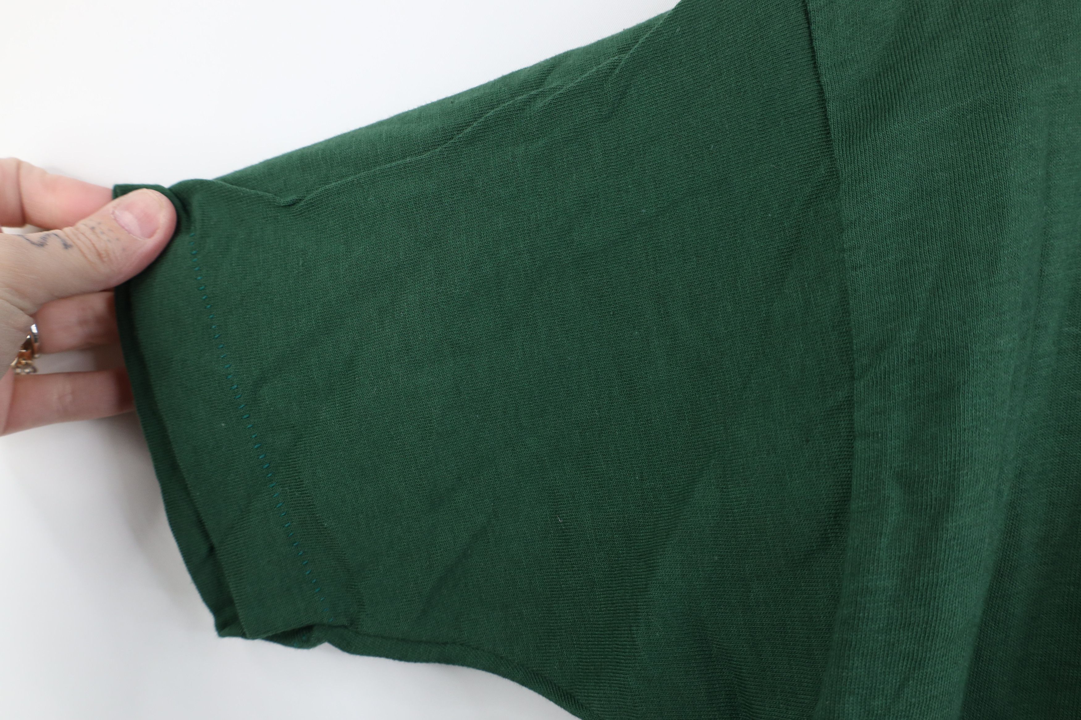 Vintage Deadstock Vintage 70s Streetwear Pocket T-Shirt Green USA Size US L / EU 52-54 / 3 - 6 Thumbnail