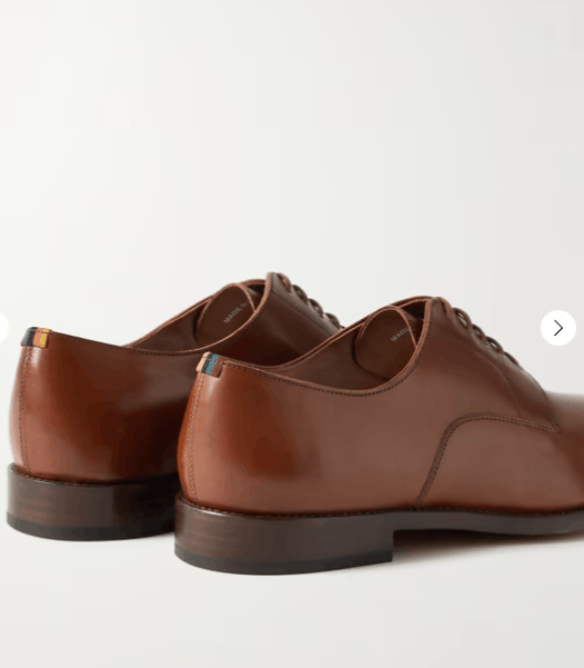 Paul Smith BNWT AW23 PAUL SMITH FES CHOCOLATE COW LEATHER SHOES 43.5 Size US 10.5 / EU 43-44 - 9 Thumbnail