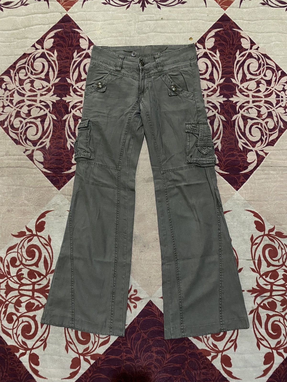 If Six Was Nine 🚨Last🚨Y2K GOA Inspired Cargo Multipocket Pants Size US 29 - 1 Thumbnail