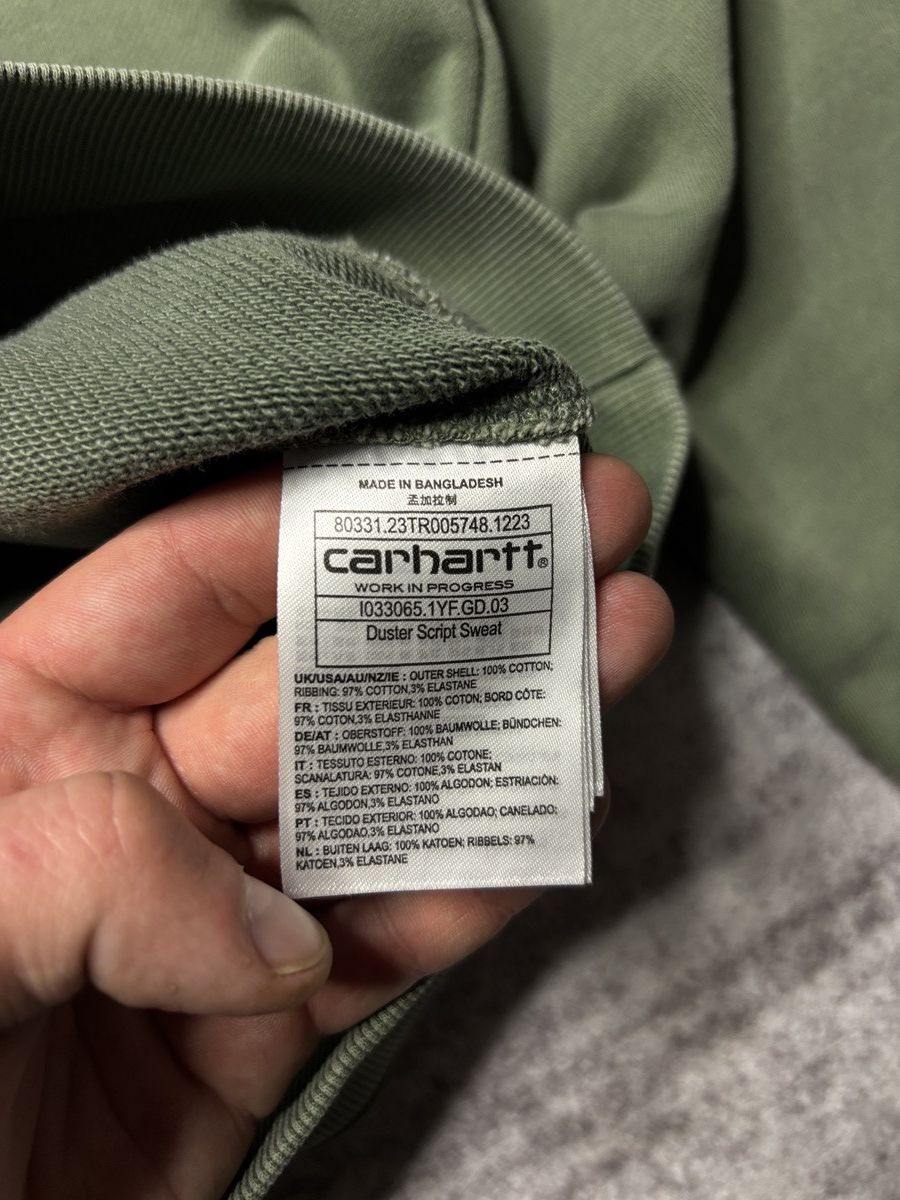 Carhartt Wip Carhartt WIP Duster Script Sweat Size US S / EU 44-46 / 1 - 4 Thumbnail