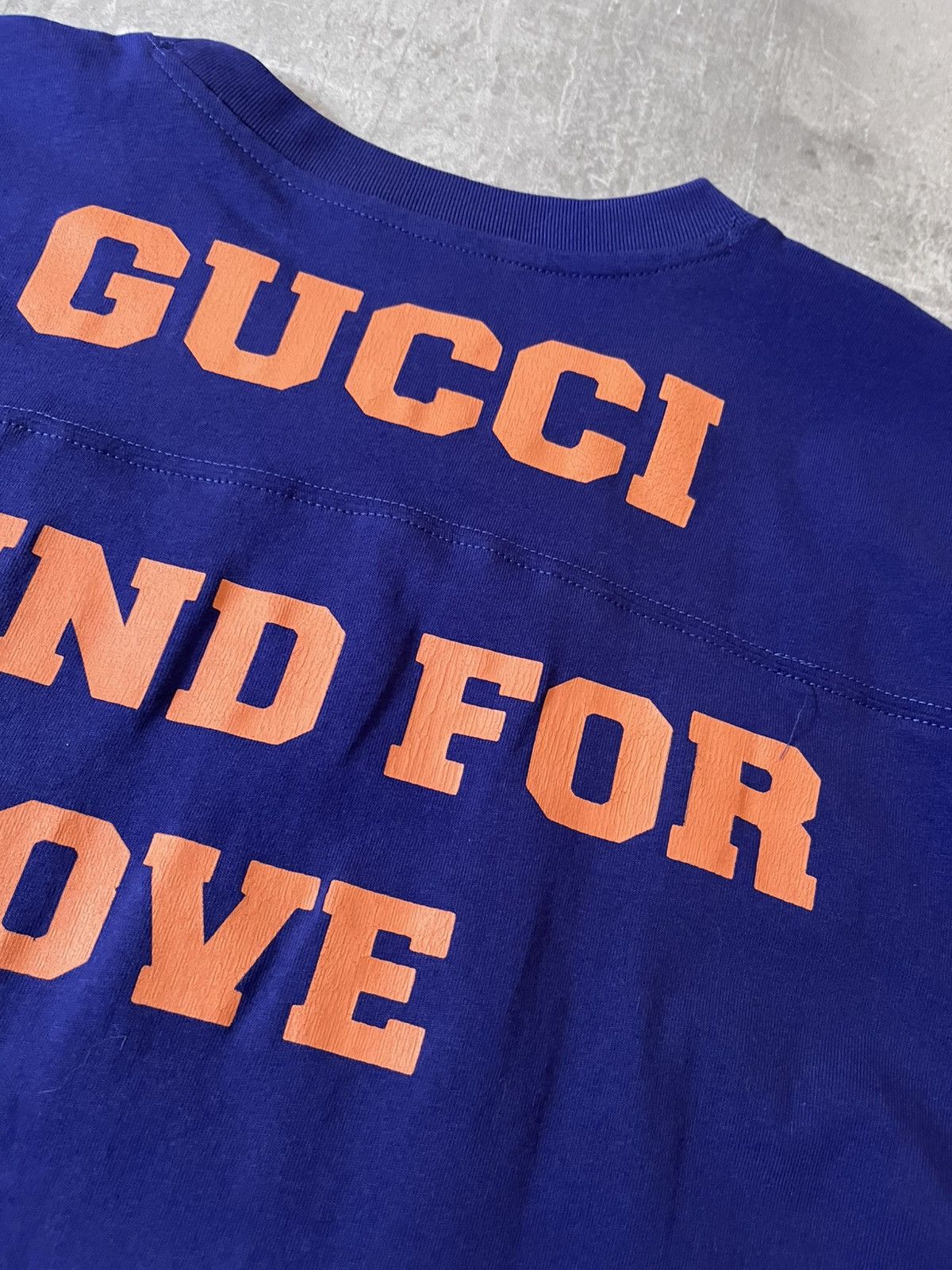 Gucci Gucci 25 Eschatology Blind For Love purple blue T-shirt Size US L / EU 52-54 / 3 - 9 Thumbnail