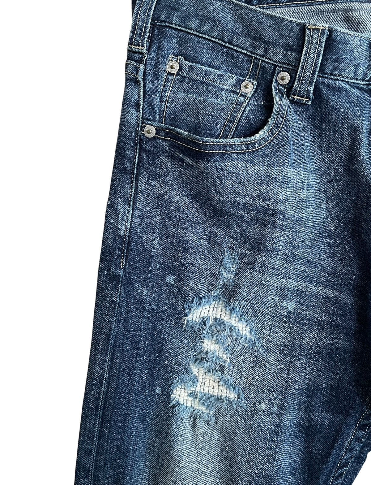 Vintage Vintage Japanese Brand Bayflow Ripped Jeans 2000s Size US 28 / EU 44 - 4 Thumbnail