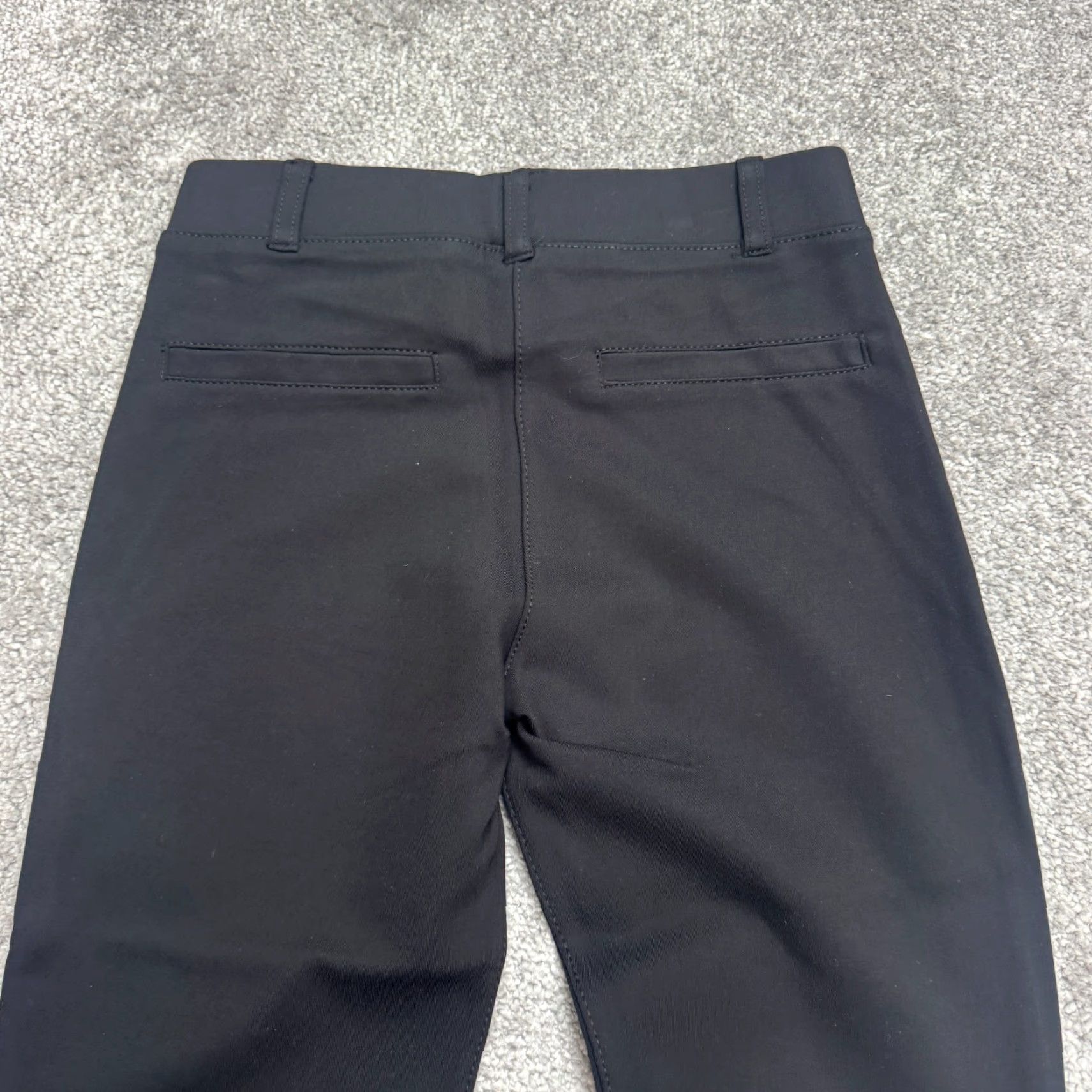 Vintage VINTAGE Betabrand Skinny Leg Classic Dress Pants Women Petite Black Stretch Casual Office Workwear Yoga Size 24" / US 00 / IT 34 - 6 Thumbnail