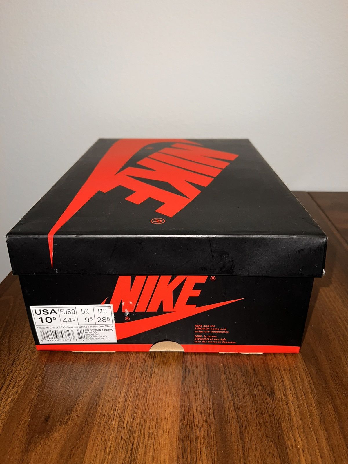 Nike Air Jordan 1 retro High OG “ yin yang” Size US 10.5 / EU 43-44 - 3 Thumbnail