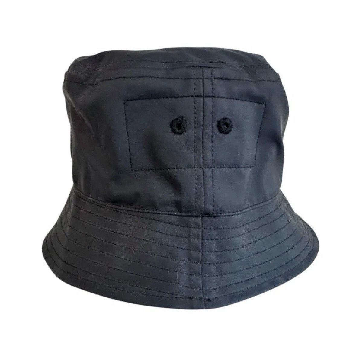 Champion × Rick Owens Rick Owens x Champion New Black Nylon Bucket Hat Size S/M Size ONE SIZE - 2 Thumbnail