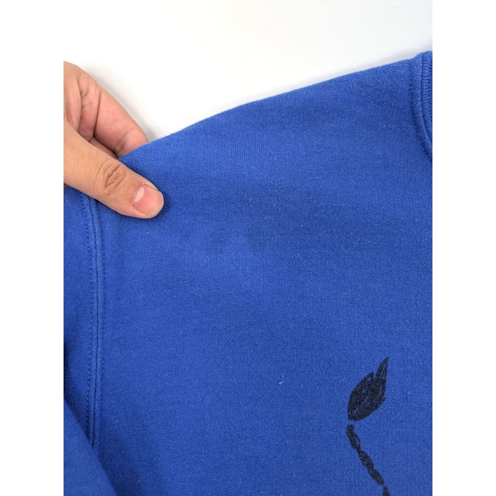 OMOCAT Omori Omocat TV Girl Sweatshirt Medium Blue Bloody Knife Anime Limited Edition Pullover Crew Neck Womens Size M / US 6-8 / IT 42-44 - 3 Thumbnail