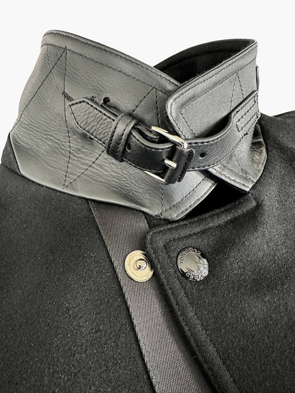 Tom Ford Tom Ford Men's Wool/Calf Leather Trim Jacket Size US L / EU 52-54 / 3 - 7 Thumbnail