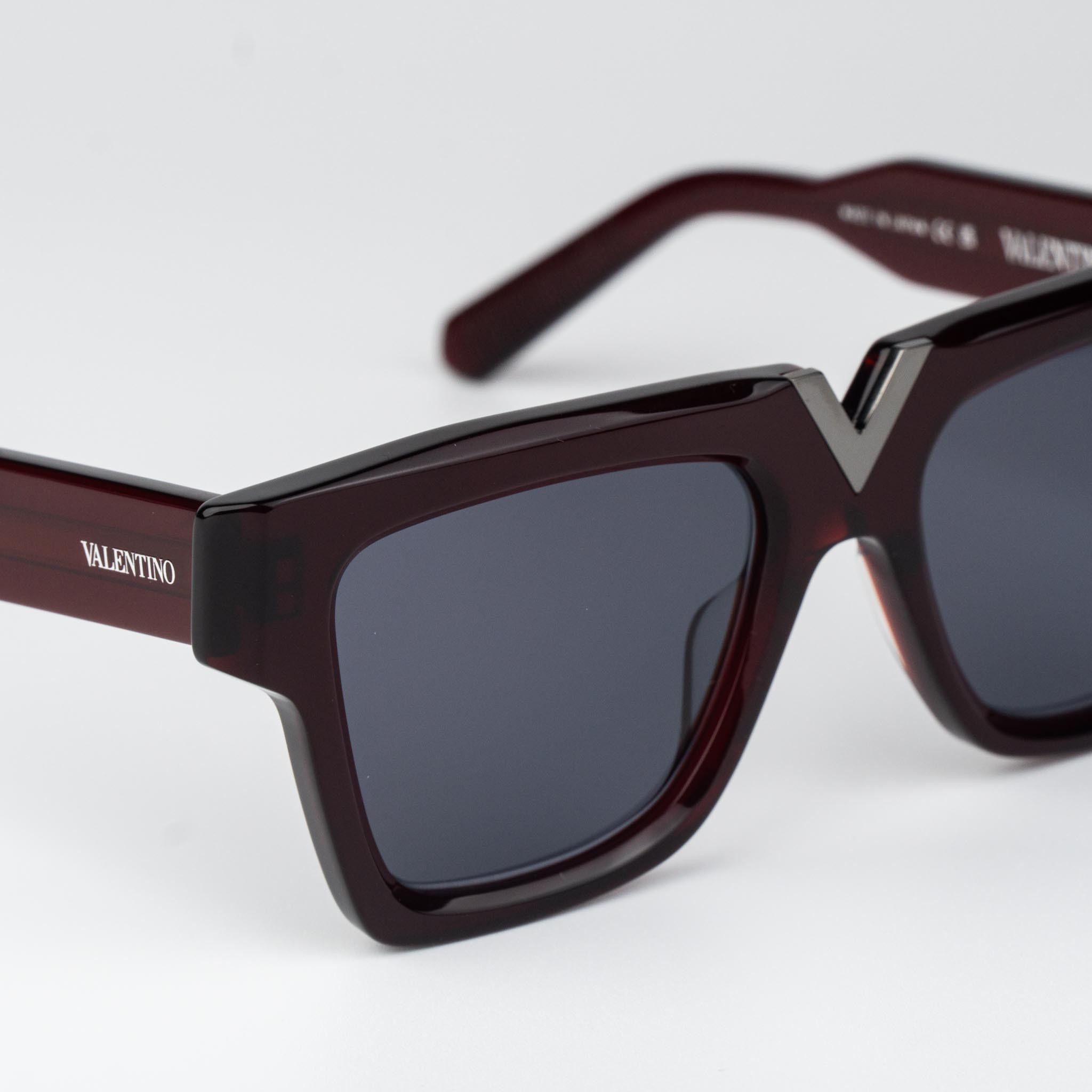 Valentino Valentino Women Sunglasses Grey Square V-GOLD I VLS-162 C Size ONE SIZE - 6 Thumbnail