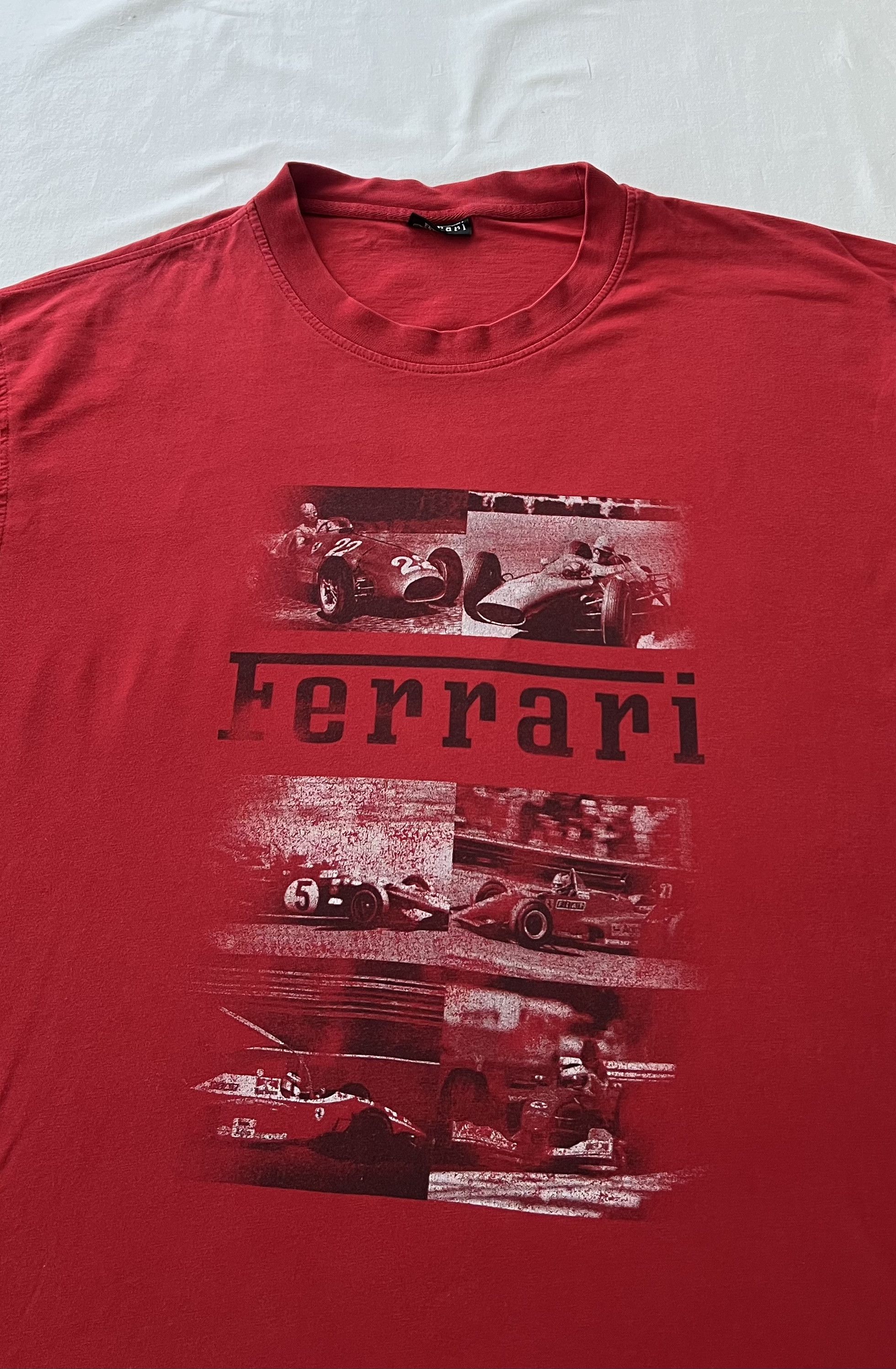 Formula 1 Vintage Ferrari Formula One F1 Racing Red Tee Size US XL / EU 56 / 4 - 3 Thumbnail