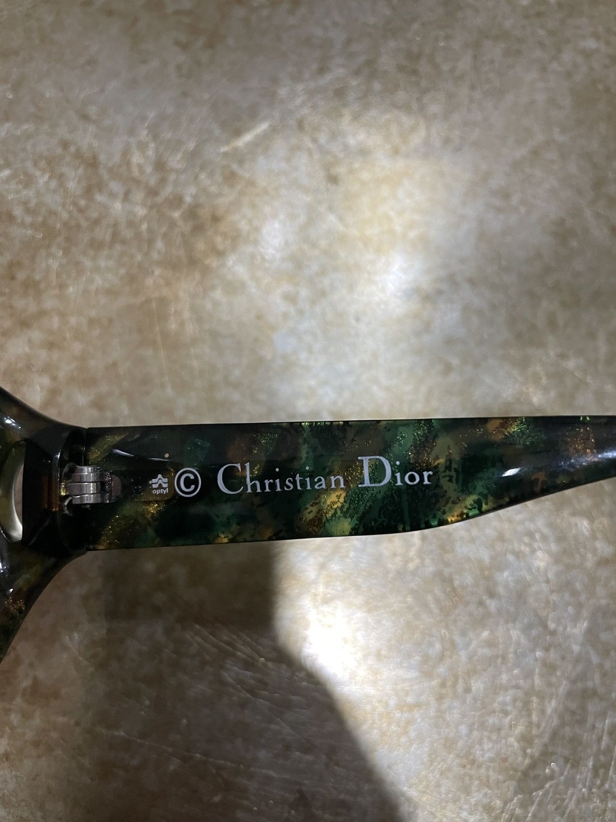 Christian Dior Monsieur Christian Dior Sunglasses Retro Chromax Mix Green Plastic Size ONE SIZE - 7 Thumbnail