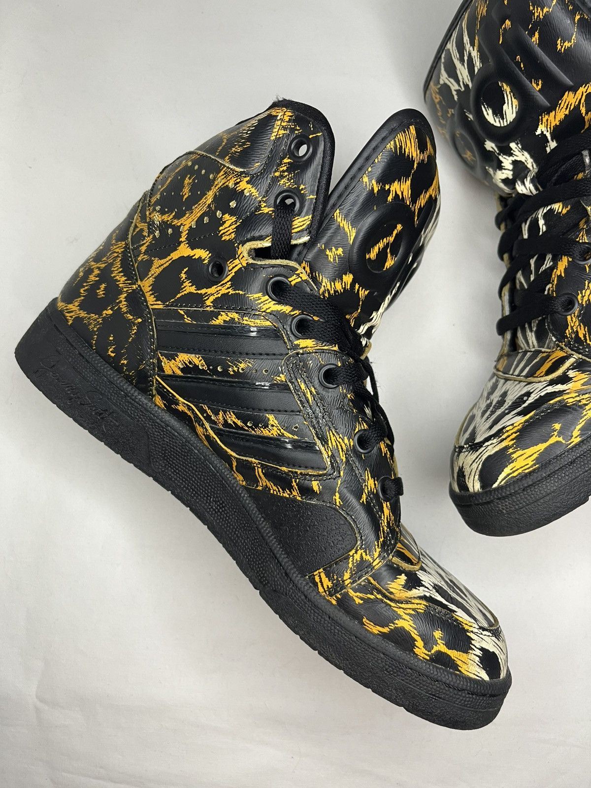 Adidas × Jeremy Scott Adidas X Jeremy Scott S/S 2014 JS Instinct Hi "Leopard" Size US 8.5 / EU 41-42 - 6 Thumbnail