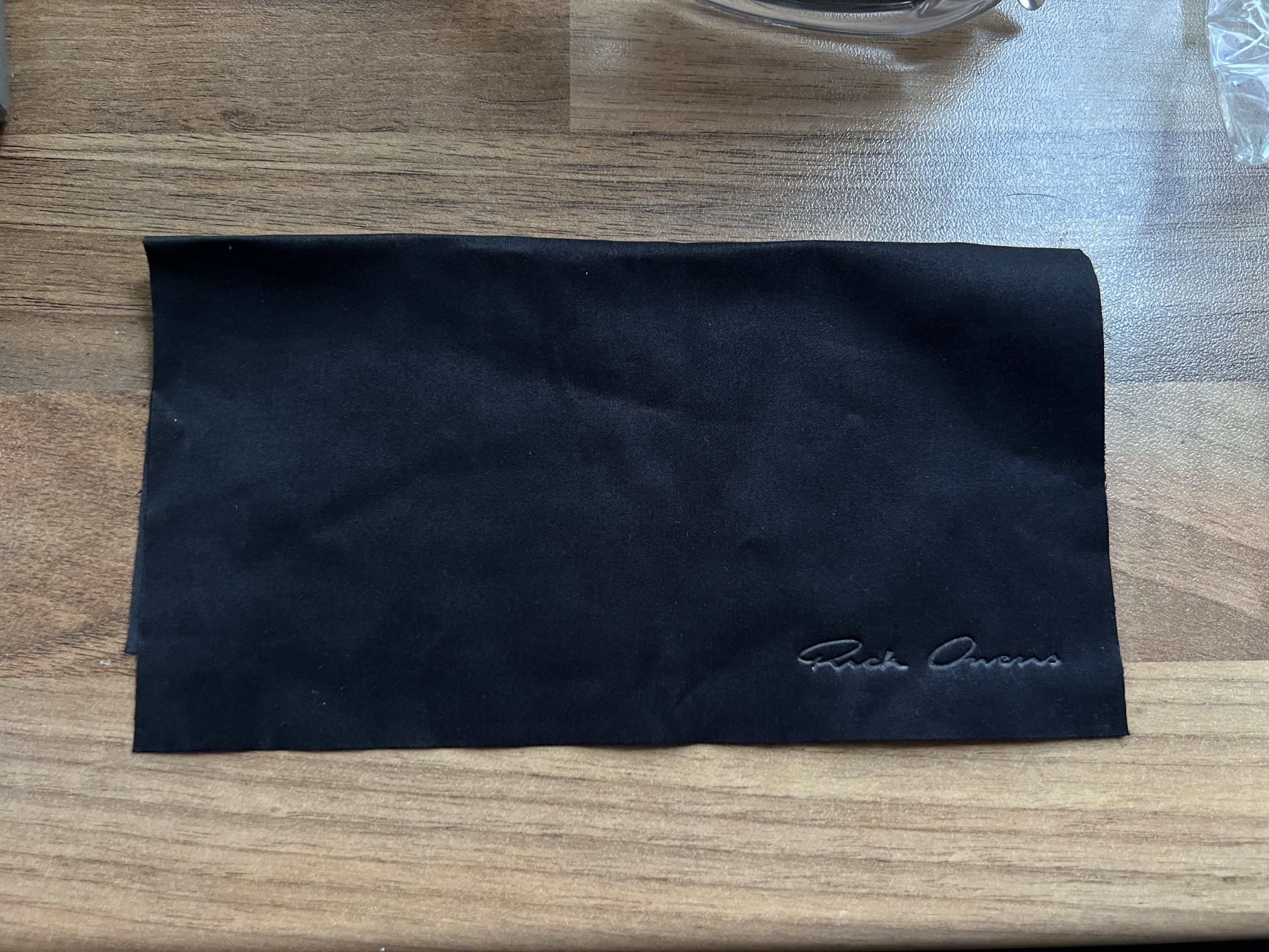 Rick Owens Larry / Rick sunglasses - transparent / black lens Size ONE SIZE - 9 Thumbnail