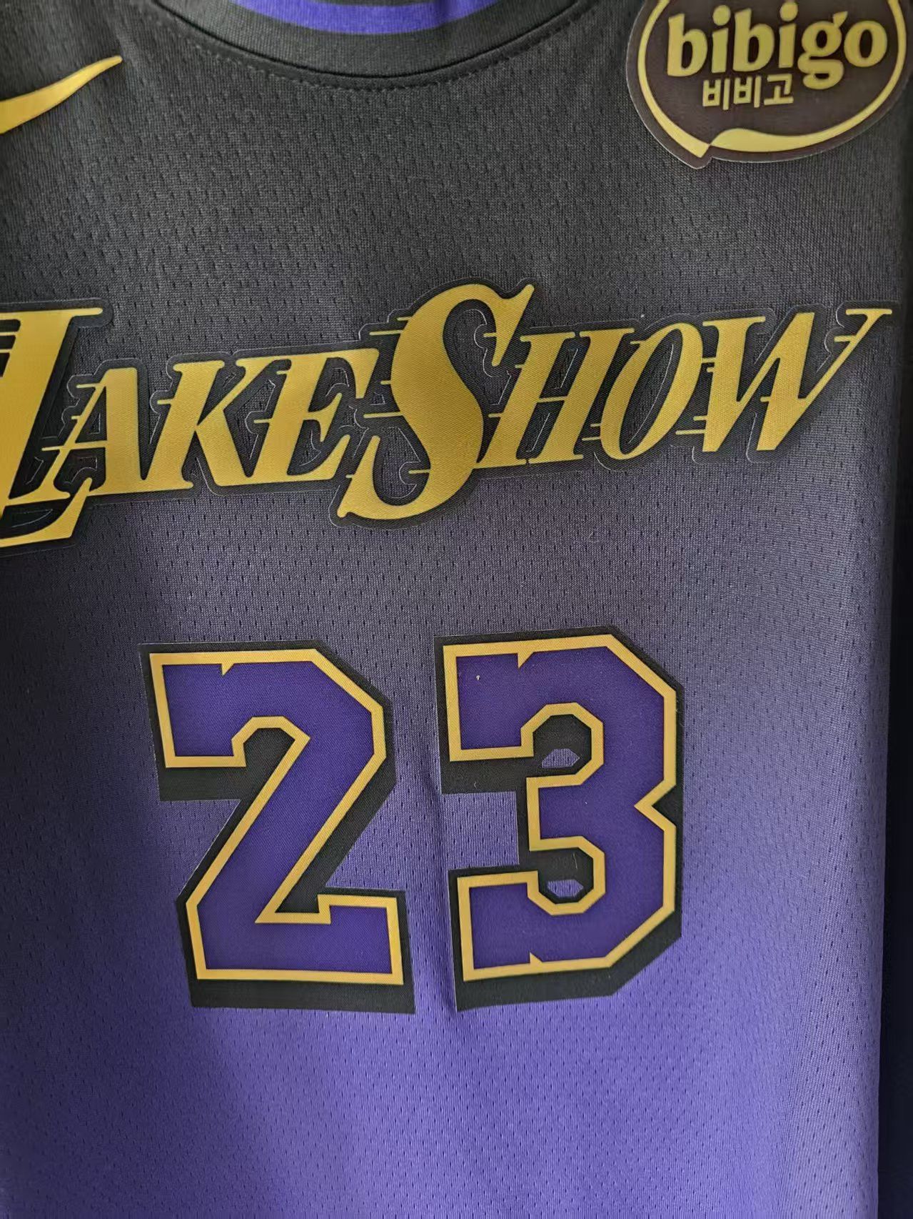 NBA Los Angeles Lakers 23 LeBron James Jersey Purple Size US XL / EU 56 / 4 - 3 Thumbnail