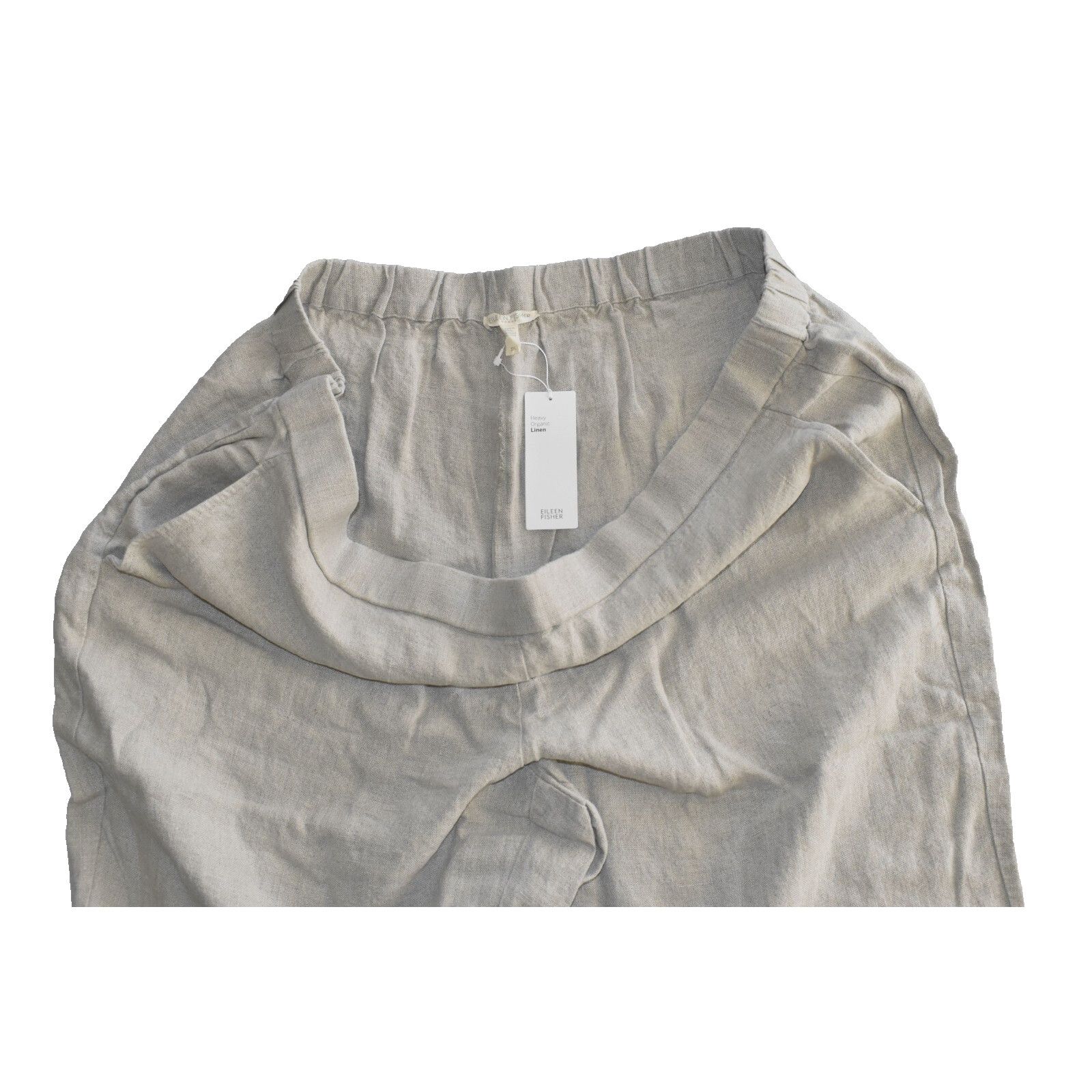 Eileen Fisher B5 NWT EILEEN FISHER Organic Linen Cropped Pants Sz 3X $198 Size 42" / US 20 - 3 Thumbnail