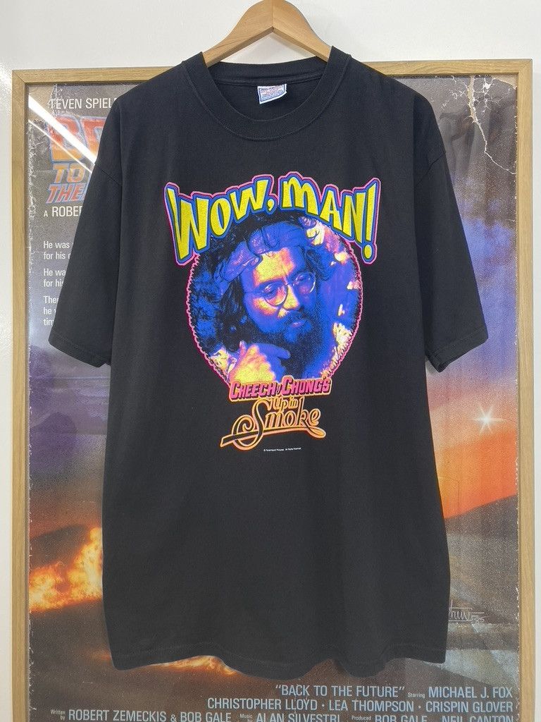 Vintage 90s Vintage Cheech And Chong Up In Smoke Movie Promo T Shirt Size US XL / EU 56 / 4 - 1 Thumbnail