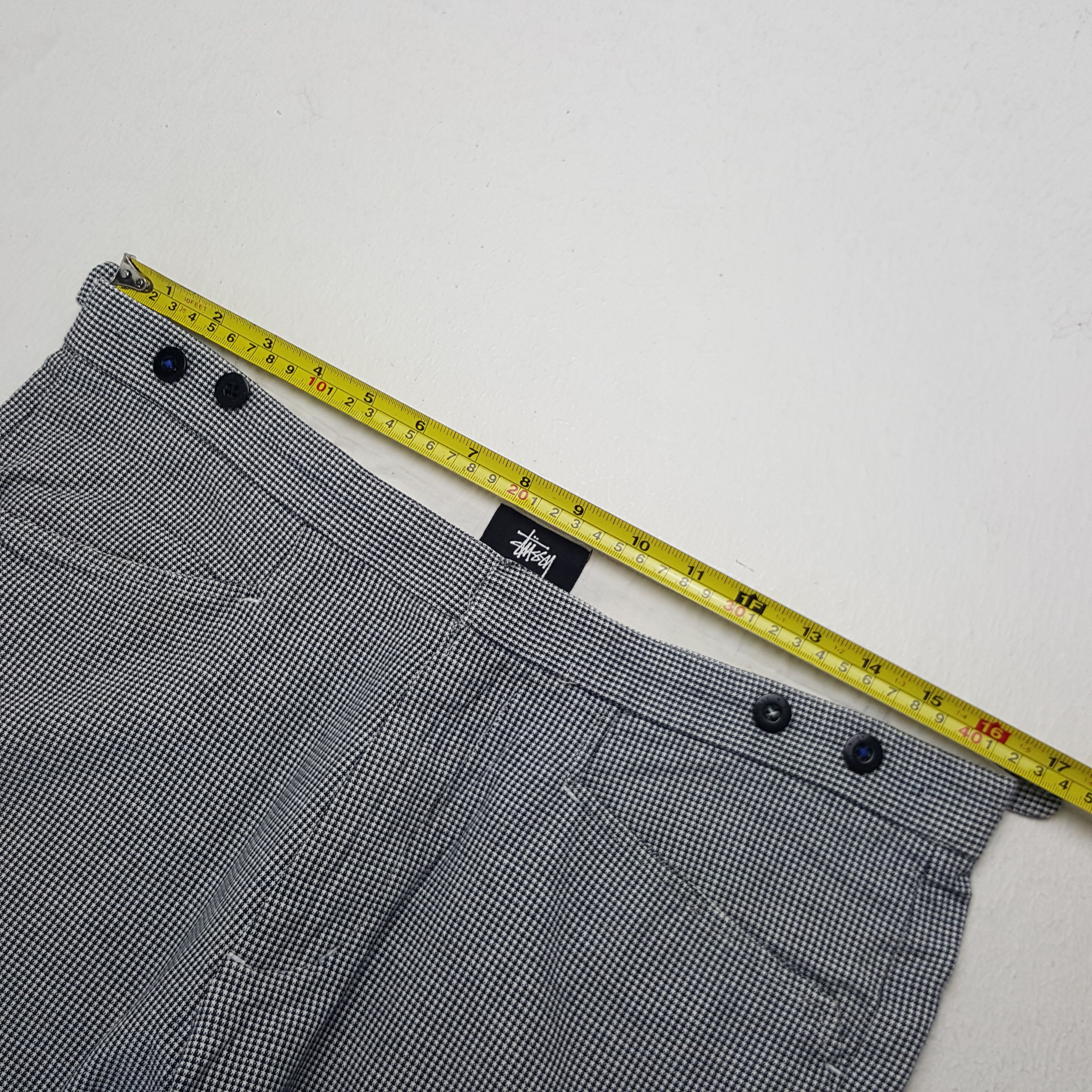 Stussy × Vintage Vintage Stussy Custom Art Logo Shorts Pants Size US 33 - 5 Thumbnail