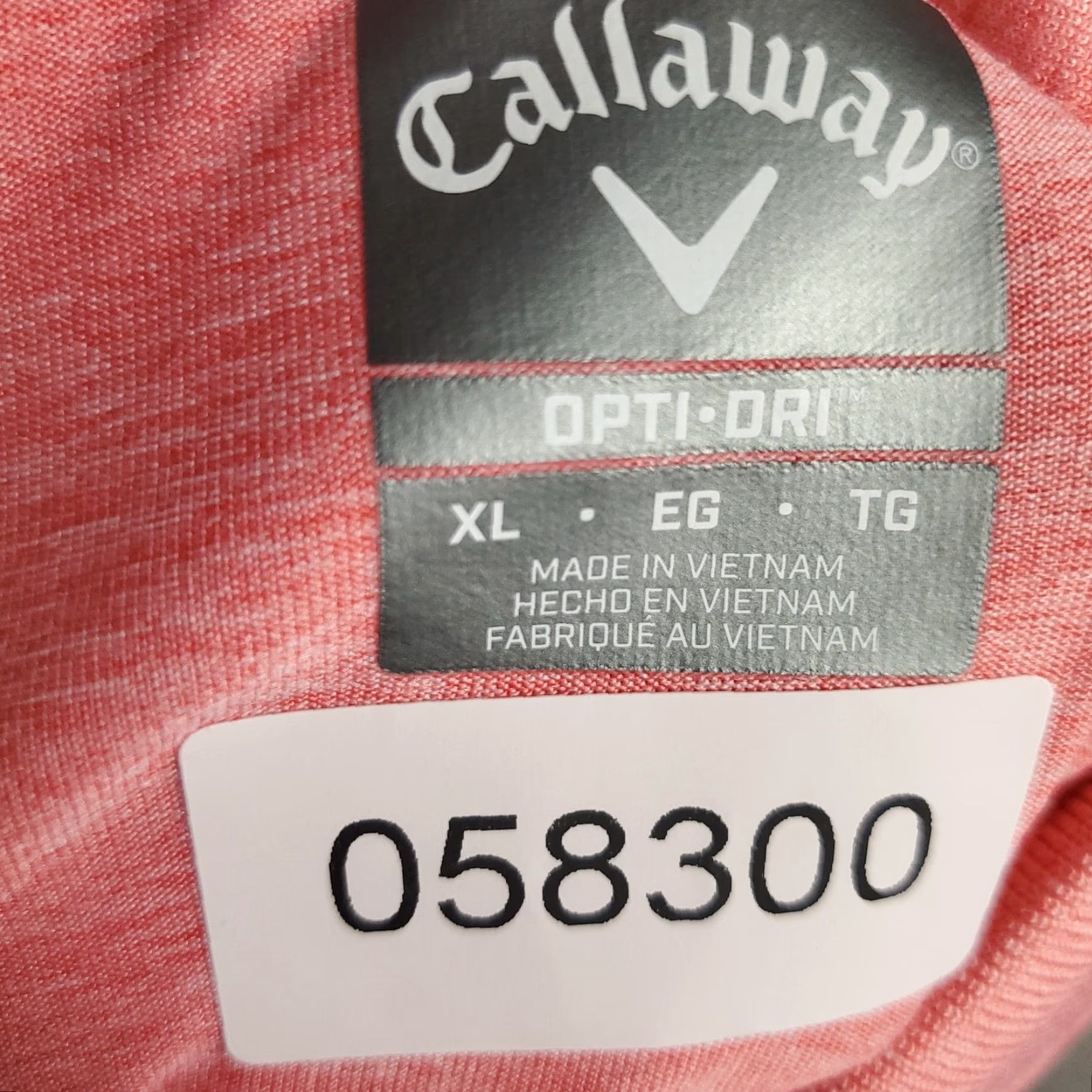 Callaway Callaway Polo Shirt Mens XL Pink Opti Dri Fit Golf Short Sleeve Size US XL / EU 56 / 4 - 7 Thumbnail