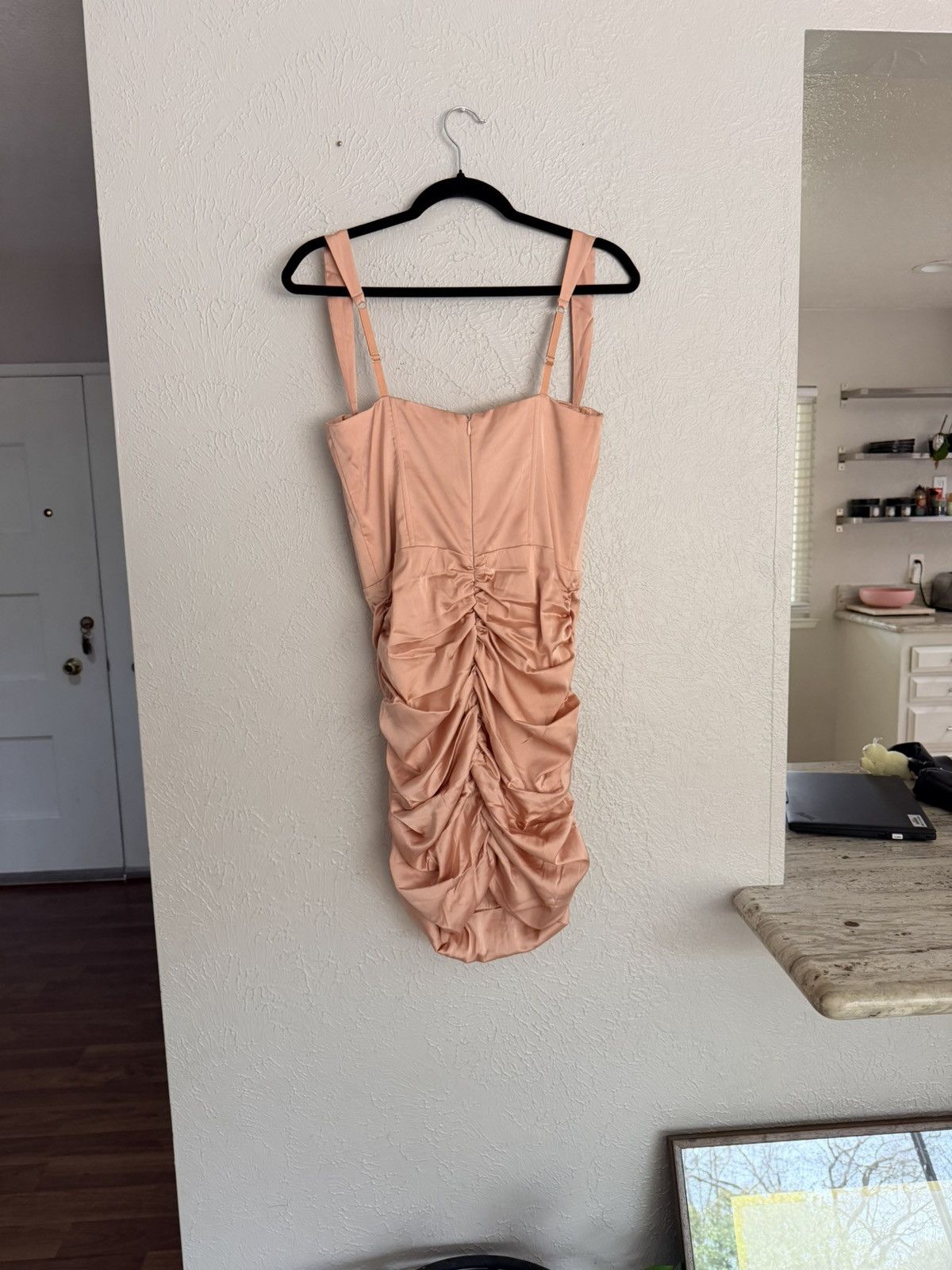 Other Oh Polly baby pink satin sweetheart corset mini dress 10 Size L / US 10 / IT 46 - 5 Thumbnail
