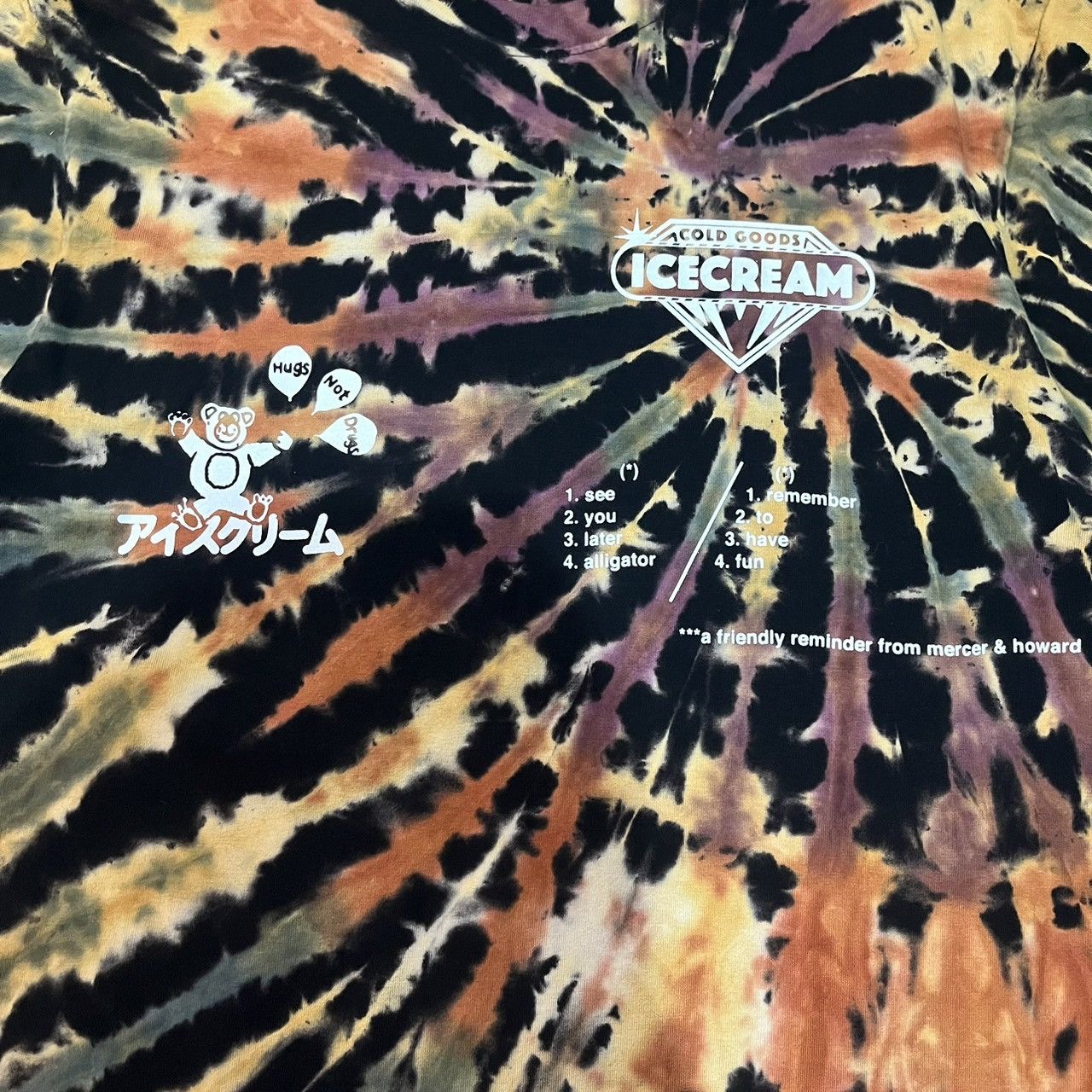Icecream Ice Cream Billionaire Boys Club Hugs Tie Dye T Shirt Size US M / EU 48-50 / 2 - 4 Thumbnail