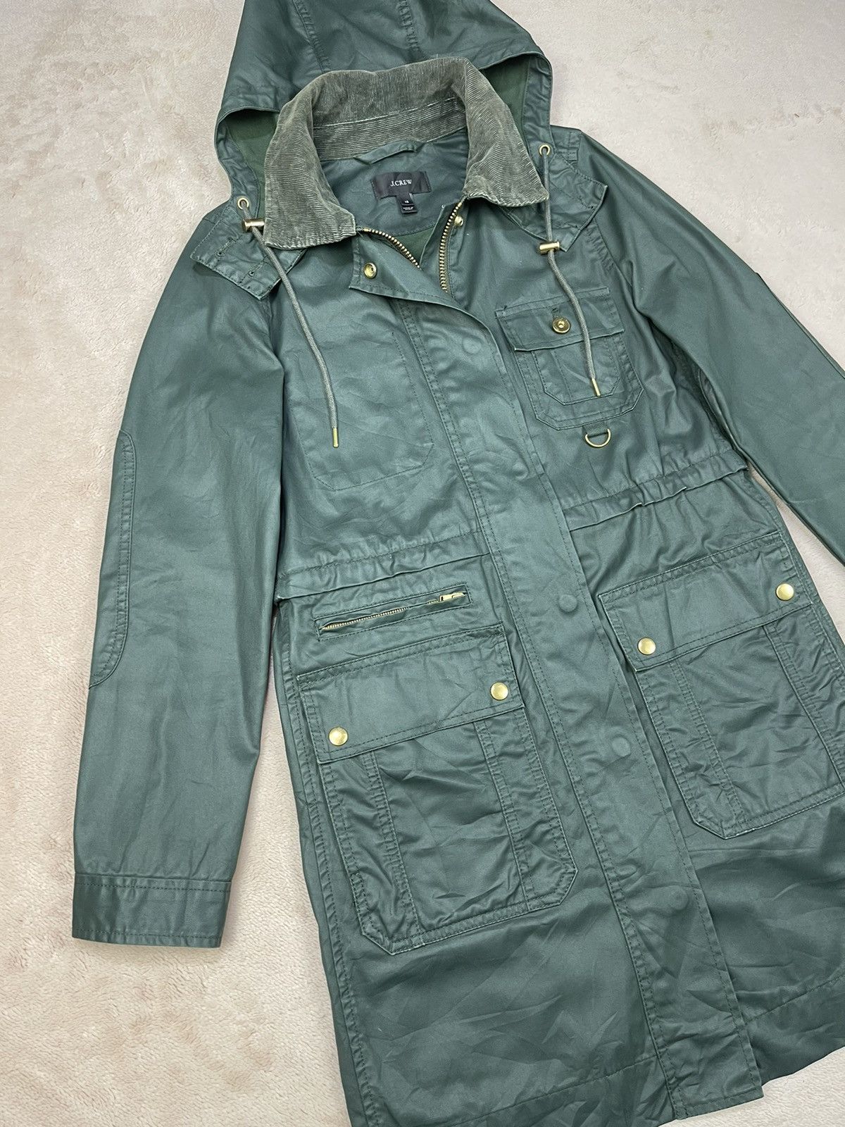 J.Crew J CREW Jacket Green Downtown Utility Field Parka Size US XS / EU 42 / 0 - 3 Thumbnail