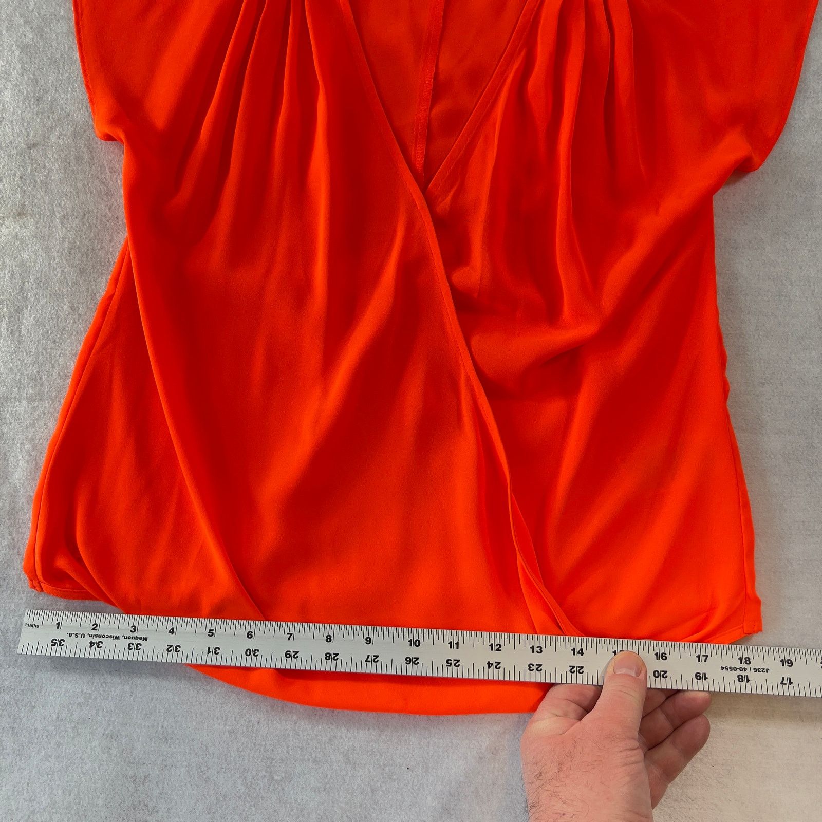 Banana Republic Banana Republic Wrap Top Pet XS Neon Sunset Ruched Size XS / US 0-2 / IT 36-38 - 6 Thumbnail