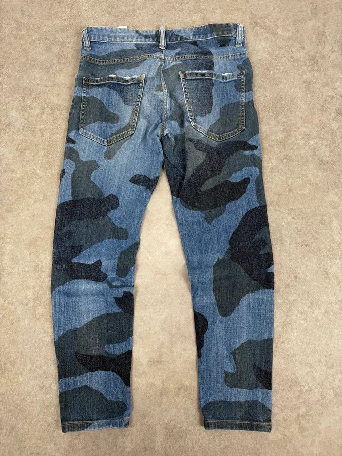 Dsquared2 SS2019 DSquared2 Blue Camo Denim Jeans Size 26" / US 2 / IT 38 - 5 Thumbnail