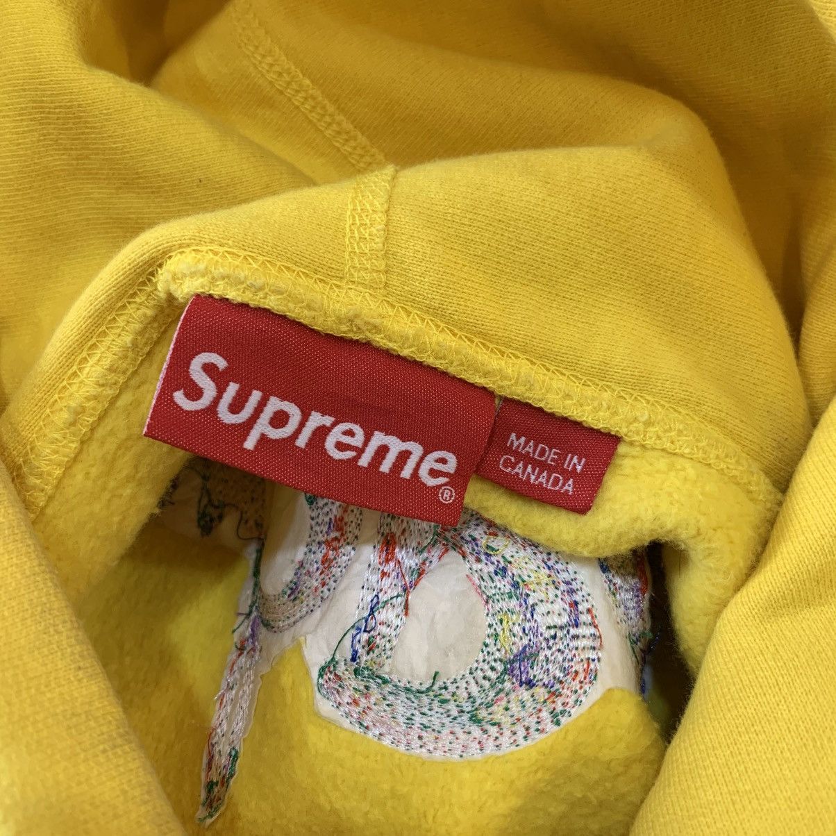 Supreme Supreme Brush Logo 2017 Embroidery Hoodie Size US M / EU 48-50 / 2 - 7 Thumbnail