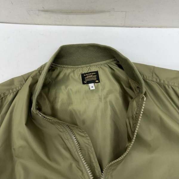 Bape 🔥 Bape Nylon Bomber Jacket japan a bathing ape coat Size US M / EU 48-50 / 2 - 4 Thumbnail