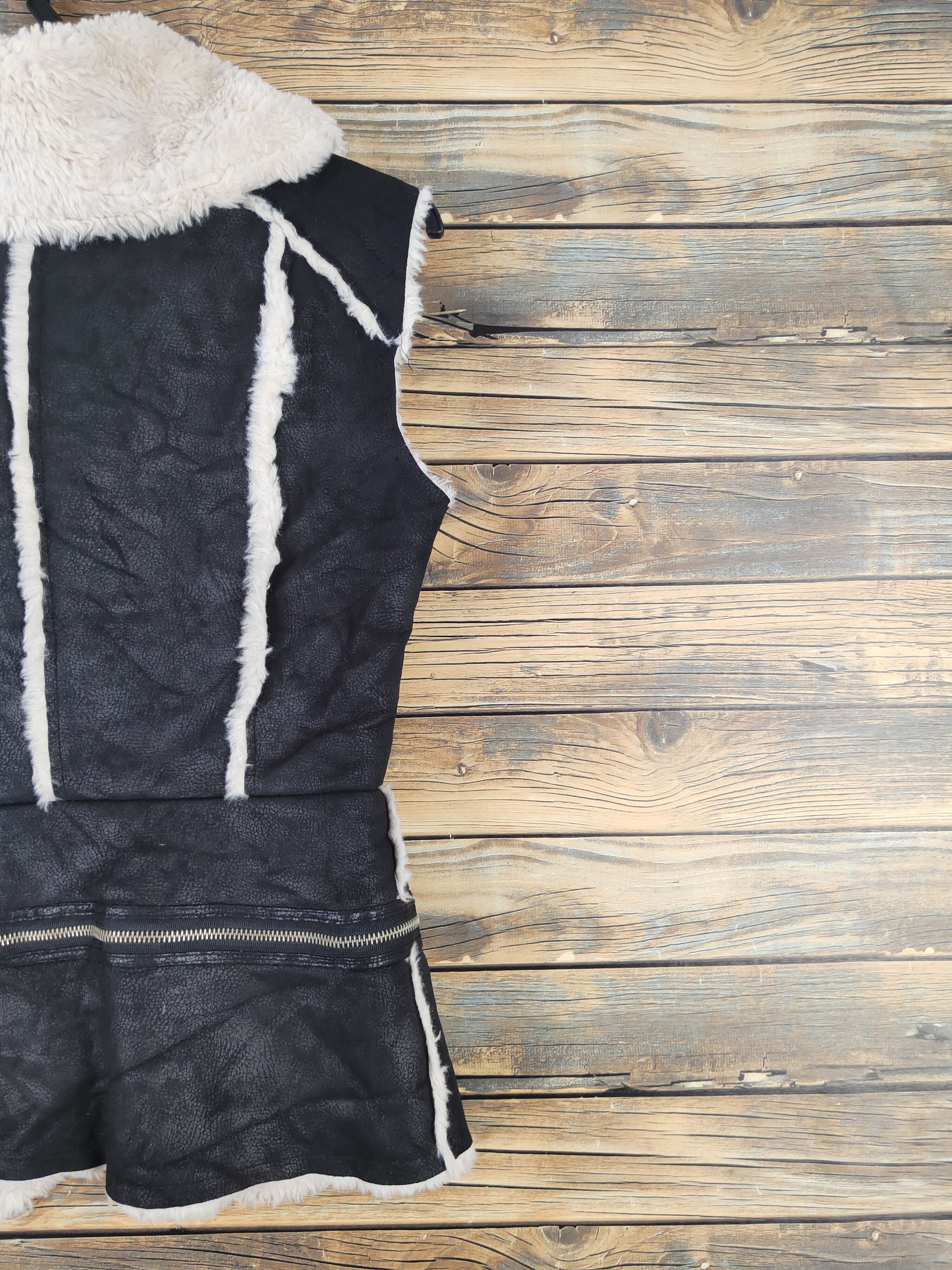 Japanese Brand × Vintage Double H Black Leather Vests #W1114 Size S / US 4 / IT 40 - 10 Thumbnail