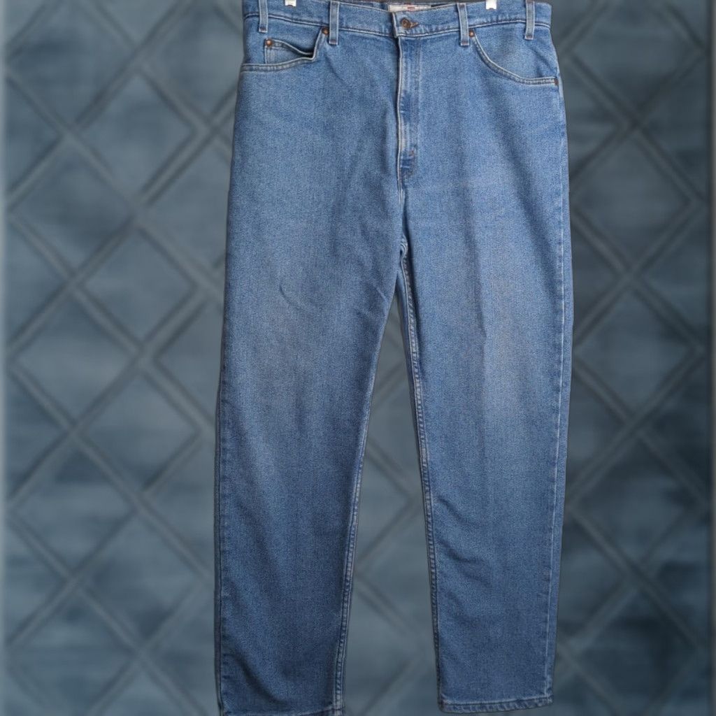 Levi's VINTAGE Levi's Men's 38x31 Blue 540 Relaxed Straight Orange Tab American Denim Jeans 5-Pocket 90s USA Classic Mens Size US 38 / EU 54 - 1 Thumbnail