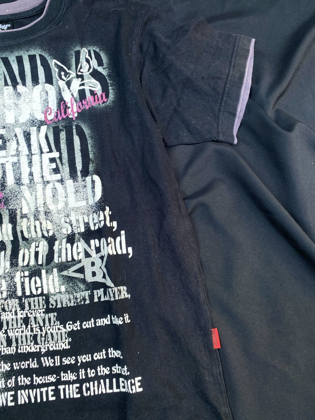 If Six Was Nine × KMRii × Schlussel Vintage Badboys poem y2k tshirt Size US L / EU 52-54 / 3 - 3 Thumbnail