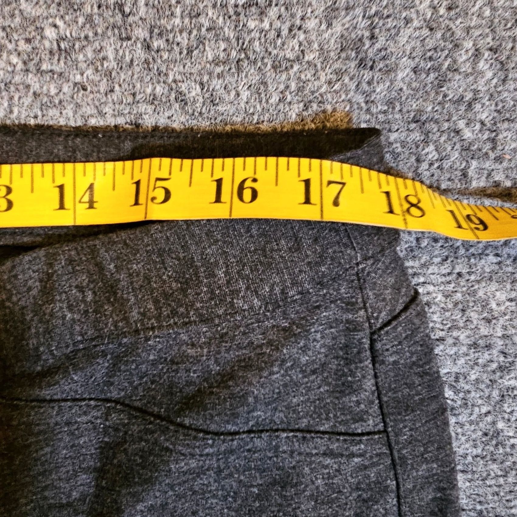 J. Jill J. Jill Pant Womens Large Gray Ponte Slim Leg Elastic Waist Stretchy Casual Basic Size 25" / US 0 / IT 36 - 5 Thumbnail