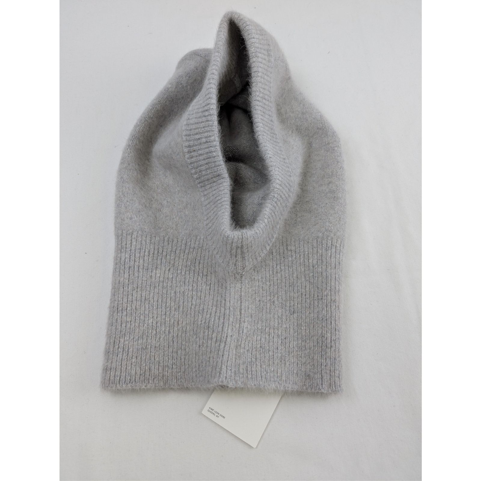 Aime Leon Dore o1rshd1 Size: OS / Fox Fur Hood Beanie Cap / Hat Warm Grey Size ONE SIZE - 8 Thumbnail
