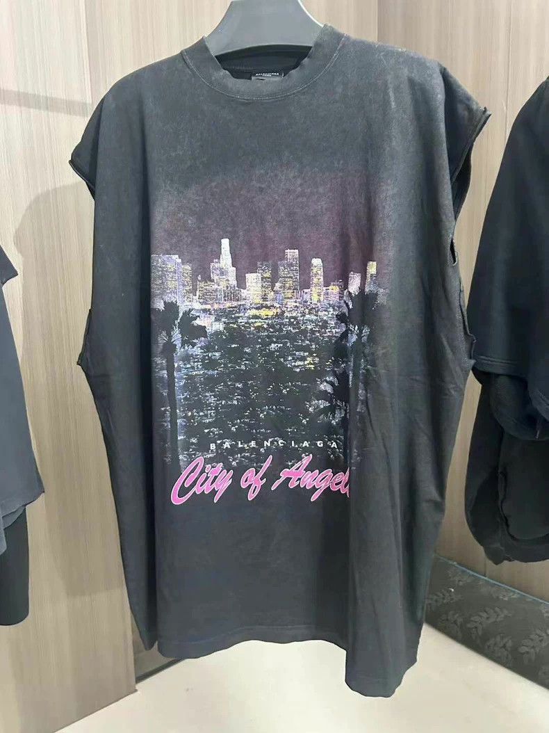 Balenciaga LA Night Scene Sleeveless Top - dmc