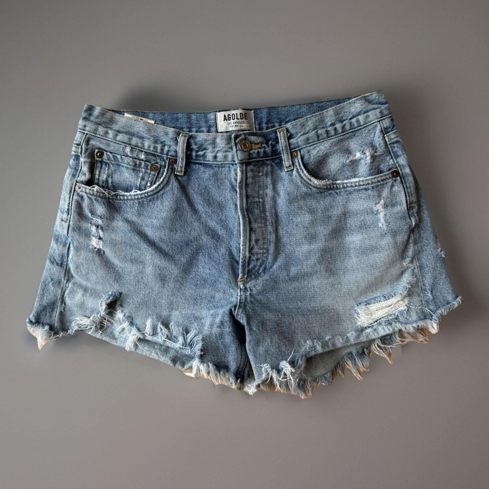 Agolde Agolde Denim Shorts Women's 31 Blue Jorts Summer Glam Boho Size 31" - 1 Thumbnail