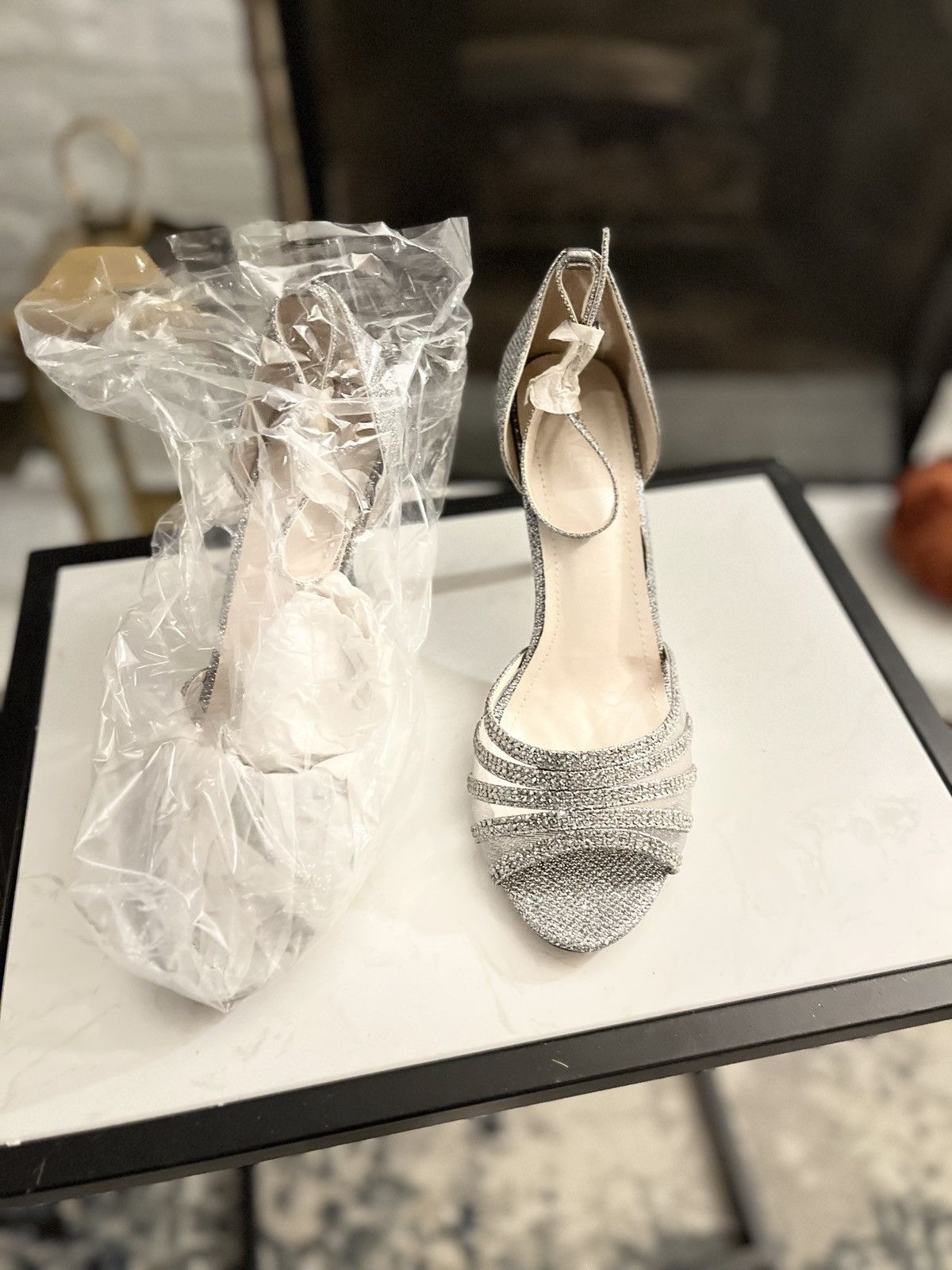 Other Elegant Silver Women’s Heels Size US 9 / IT 39 - 1 Preview