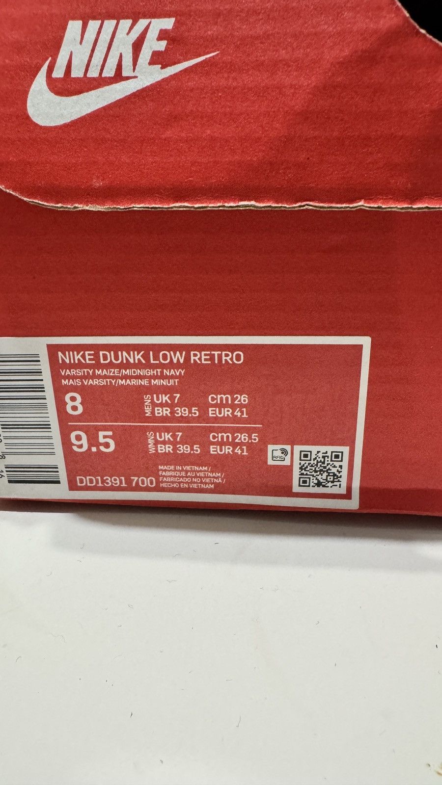 Nike Nike dunk low retro Size US 8 / EU 41 - 1 Thumbnail