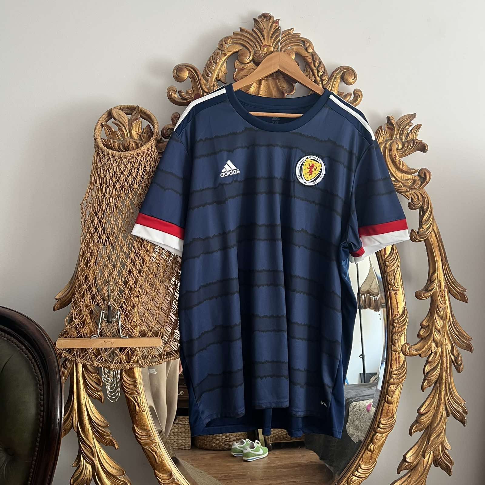 Adidas Adidas Scotland 2021 Home Soccer Jersey Sz XXL Size US XXL / EU 58 / 5 - 1 Thumbnail