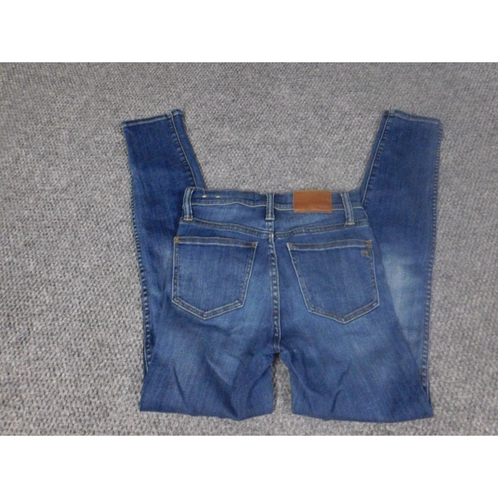 Madewell Madewell Jeans Womens Size 23 Blue High Rise Skinny Denim Slim Pockets Zipper Regular Size 40" / US 18 - 7 Thumbnail