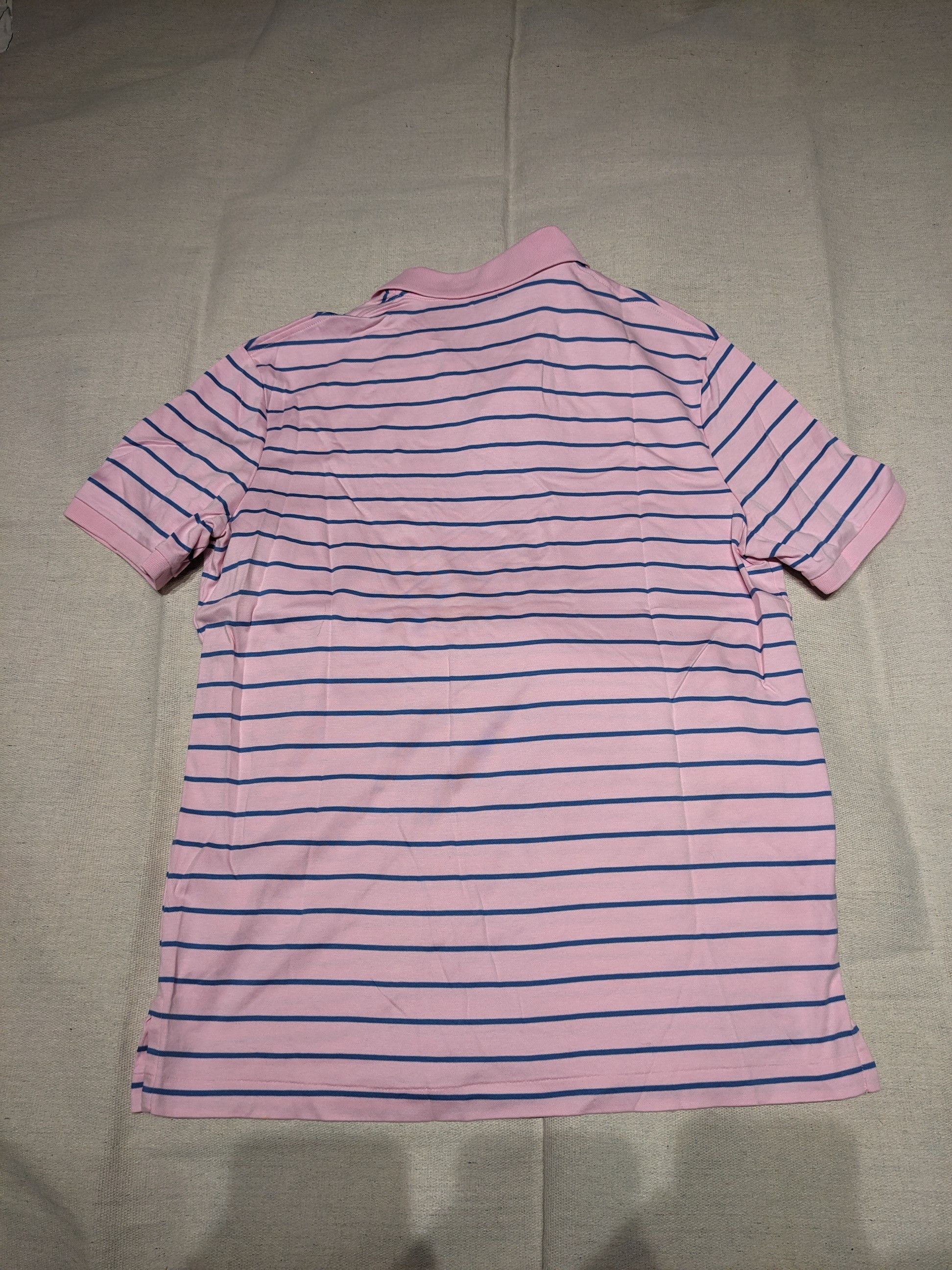Polo Ralph Lauren Polo pink blue striped short sleeve polo mens M Size US M / EU 48-50 / 2 - 4 Thumbnail