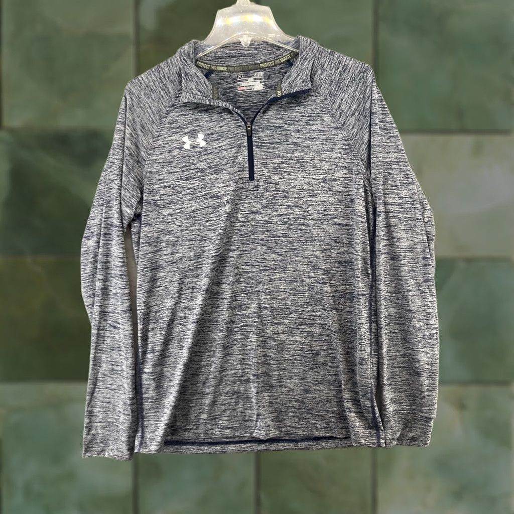 Under Armour Under Armour Mens Pullover 1/4 Zip Black HeatGear Athletic Shirt Size US S / EU 44-46 / 1 - 1 Thumbnail