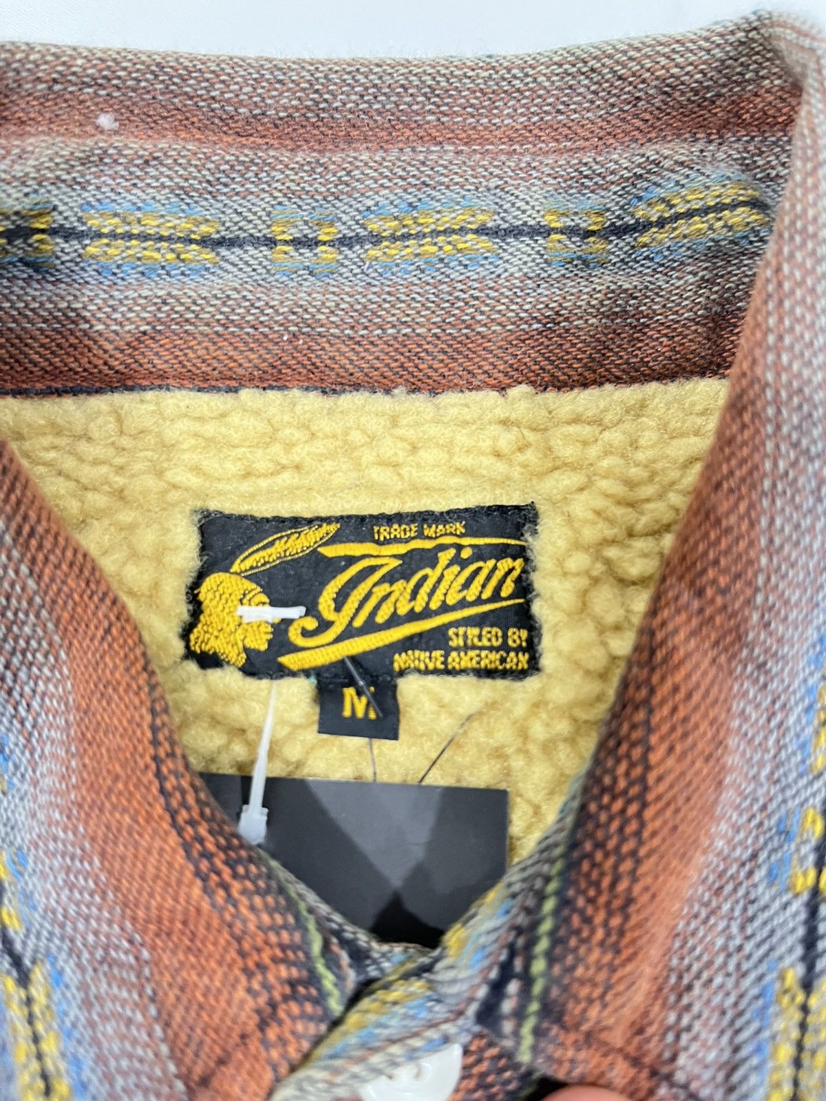 Indian Motorcycle × Japanese Brand × Toyo Enterprises Indian Motorcycle Sherpa Lining Western Jacket Size US M / EU 48-50 / 2 - 6 Thumbnail
