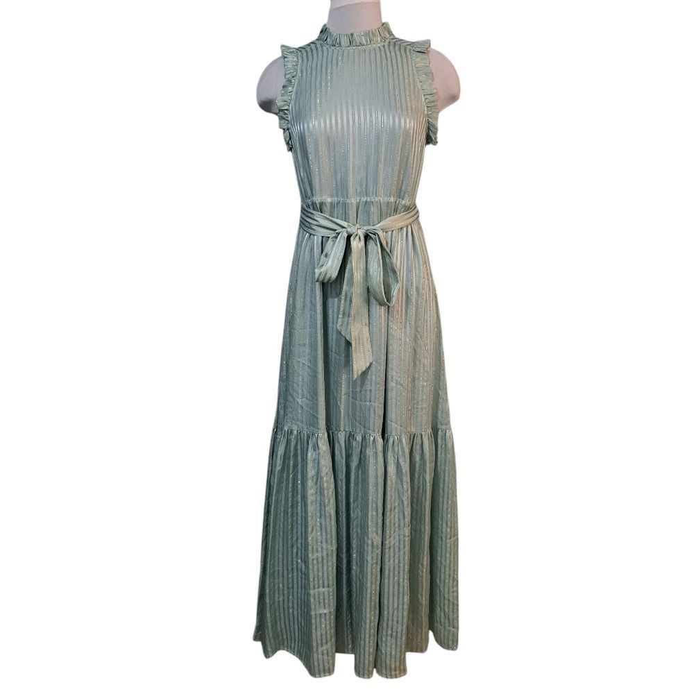 Other Marie Oliver Alice Tiered Silk Belted Feminine Boho Flowy Ma Size S / US 4 / IT 40 - 1 Thumbnail