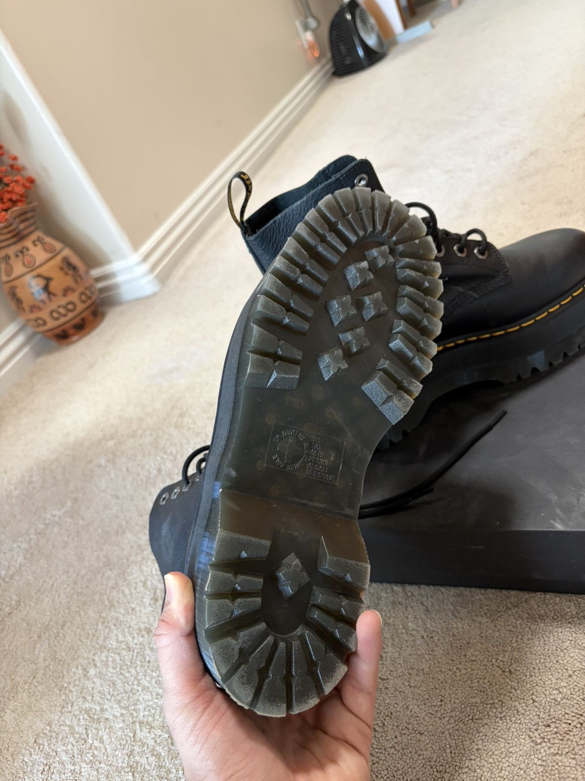 Dr. Martens Height Boosting Dr Martens Platform 1460 Pascal Max Boots Size US 11 / EU 44 - 7 Thumbnail