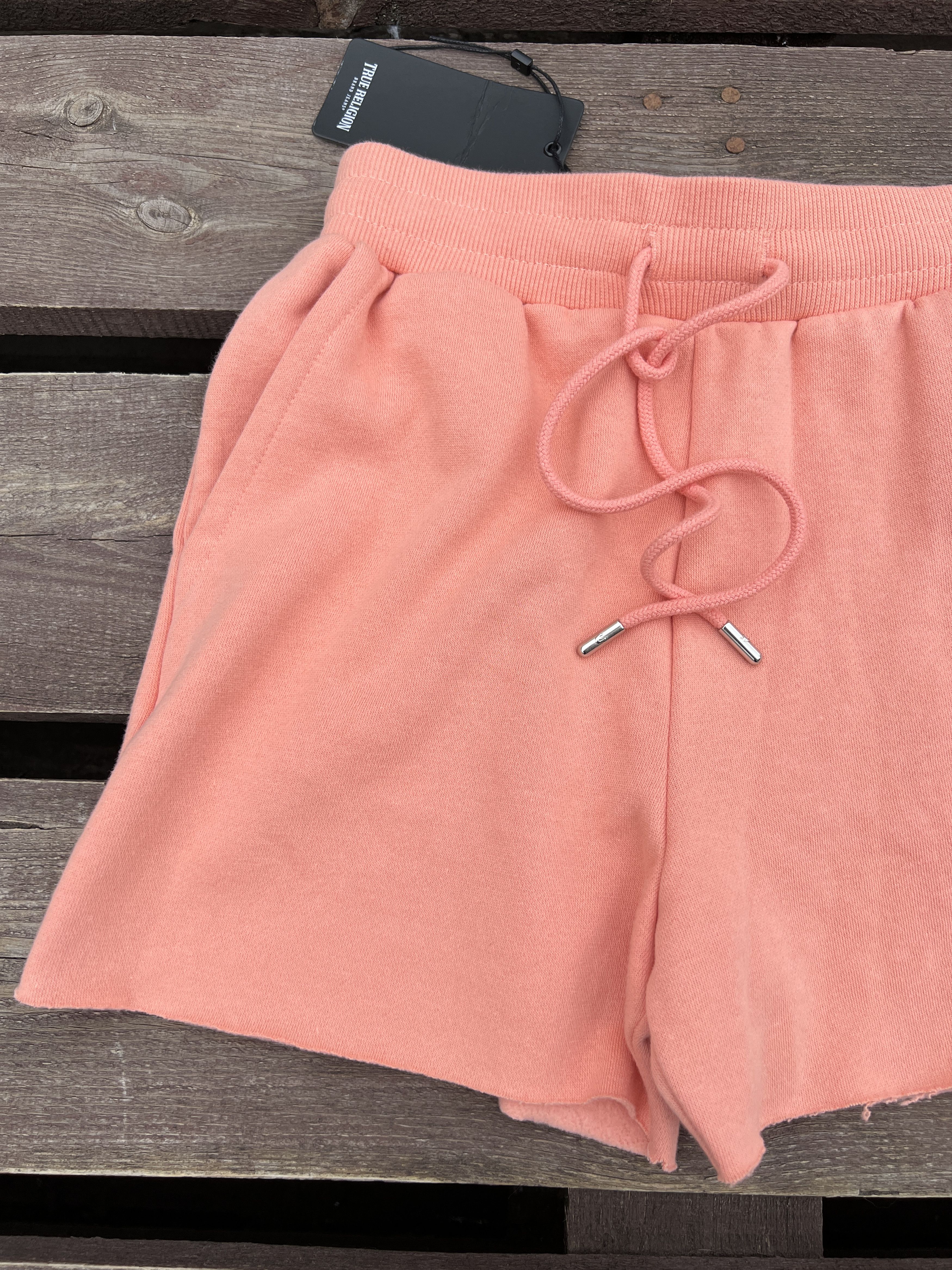 True Religion True Religion Peach Jersey Lounge Shorts Size 25" / US 0 / IT 36 - 4 Thumbnail