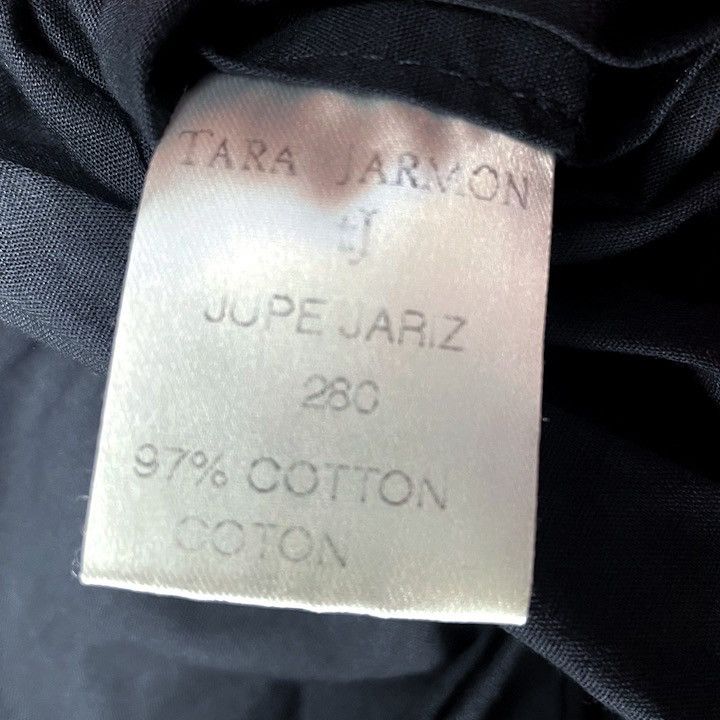 Tara Jarmon Black cotton pintuck pleated midi skirt Size 28" / US 6 / IT 42 - 5 Thumbnail