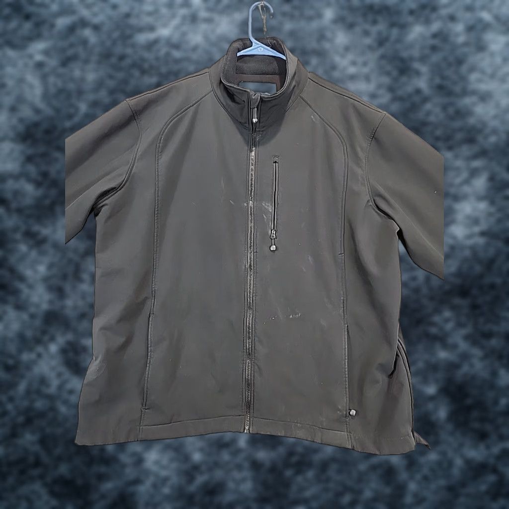 Vintage Galls JX778 Softshell Security Lined Jacket Full Zip Black Men's XXL Jacket Size US XXL / EU 58 / 5 - 1 Thumbnail