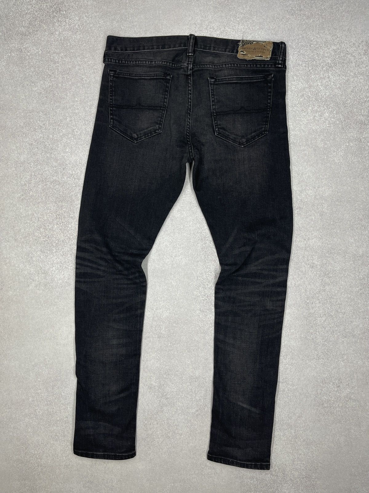 Denim & Supply Ralph Lauren Vintage Polo Ralph Lauren Denim Supply Graham Jeans Black Size US 34 / EU 50 - 2 Thumbnail